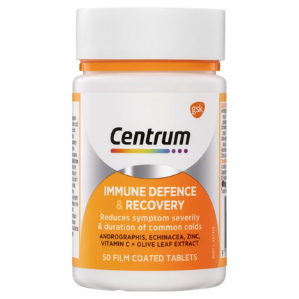 Centrum Immune Defence & Recovery 50 Tablets - OhYouLuckyDuck.com.au