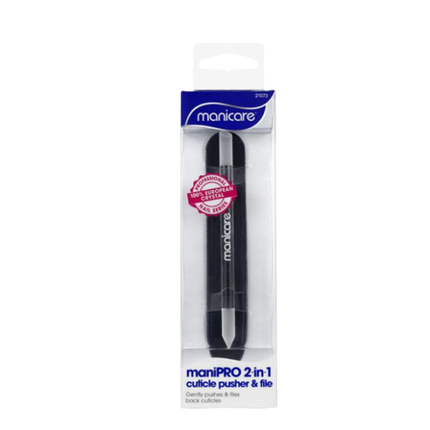 Manicare ManiPRO 2-In-1 Cuticle Pusher & File 1 Pack - OhYouLuckyDuck.com.au