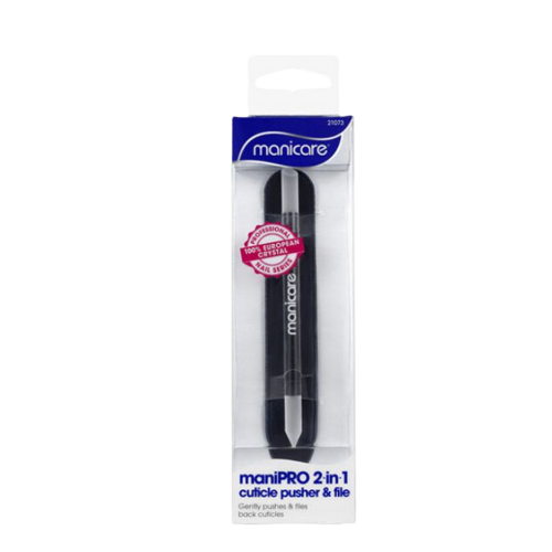 Manicare ManiPRO 2-In-1 Cuticle Pusher & File 1 Pack - OhYouLuckyDuck.com.au