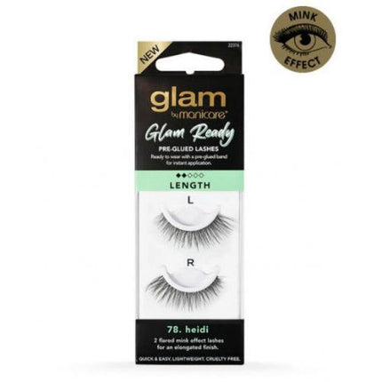 Manicare Glam Ready Pre Glued Lashes 78 Heidi - OhYouLuckyDuck.com.au