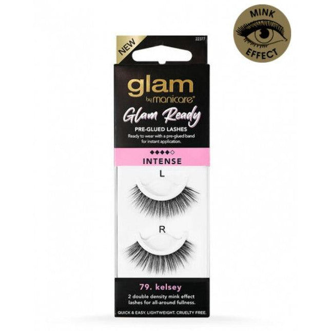 Glam By Manicare 79. Kelsey Glam Ready Pre-Glued Lashes - OhYouLuckyDuck.com.au