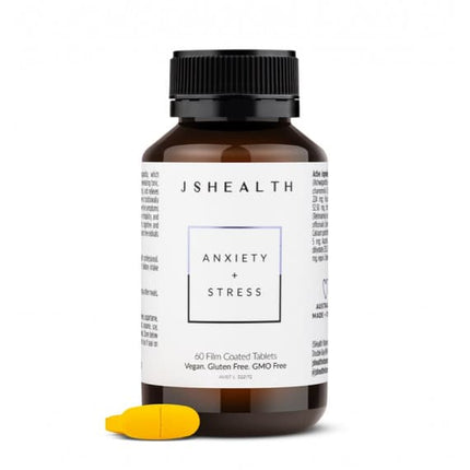 JS Health Anxiety Plus Stress 60 tablets - OhYouLuckyDuck.com.au