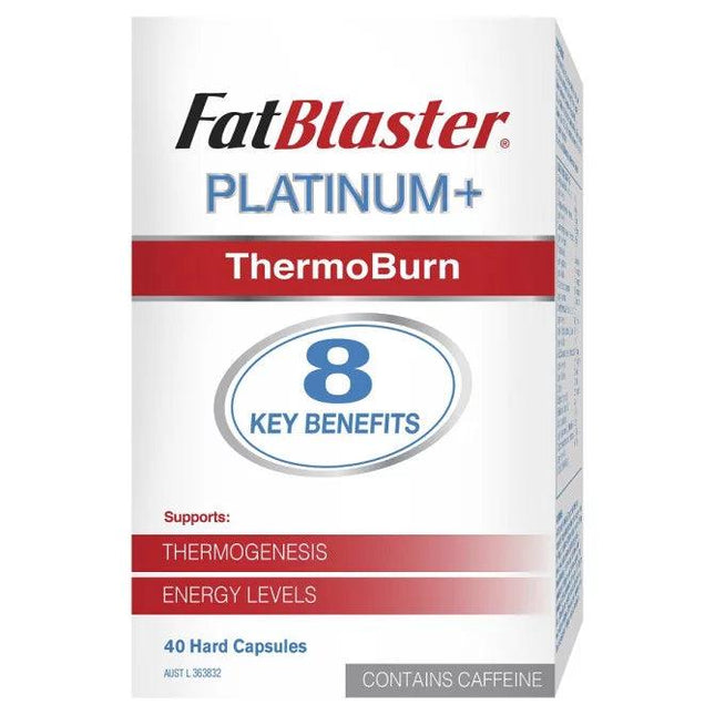 Naturopathica FatBlaster Platinum Thermoburn 40 Capsules - OhYouLuckyDuck.com.au