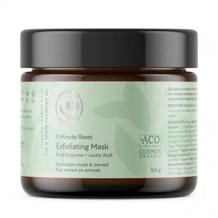 Organic Form 5 Minute Reset Exfoliating Mask 100g - OhYouLuckyDuck.com.au