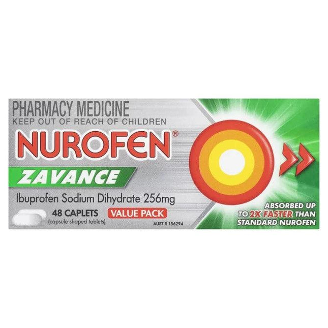Nurofen Zavance 48 Caplets - OhYouLuckyDuck.com.au