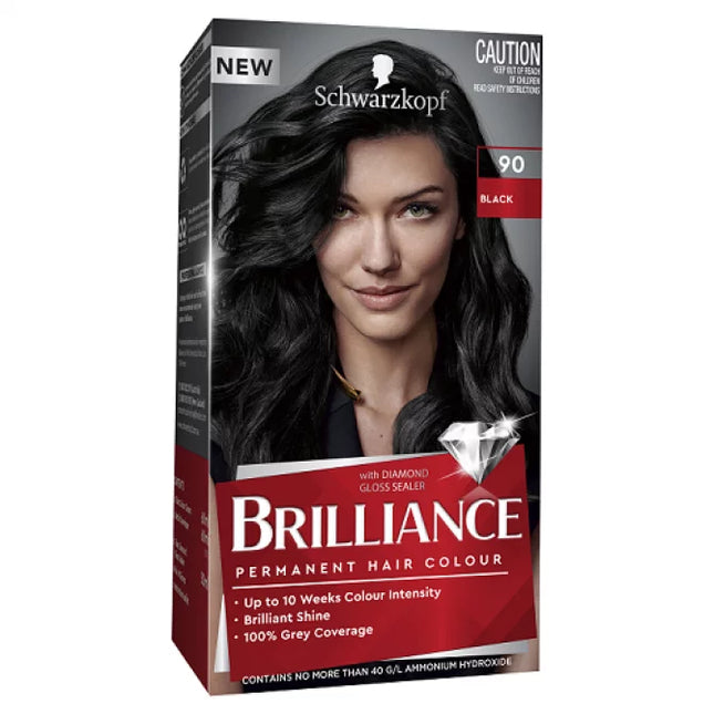 Schwarzkopf Brilliance 90 Black - OhYouLuckyDuck.com.au
