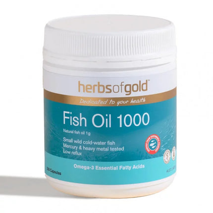 Herbs of Gold Fish Oil 1000 200 Capsules