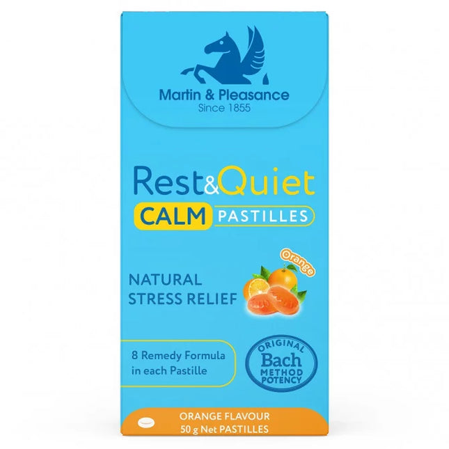 Rest & Quiet Calm Pastilles Orange 50g - OhYouLuckyDuck.com.au