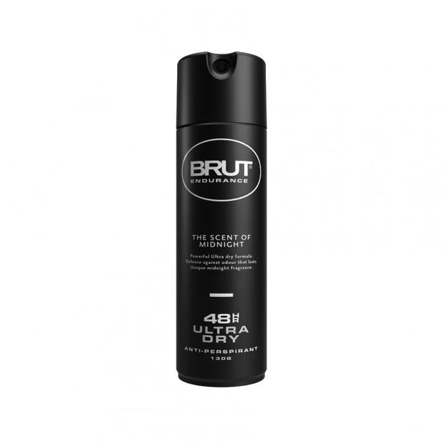 Brut Endurance 48 Hour Ultra Dry Antiperspirant 130 Grams - OhYouLuckyDuck.com.au