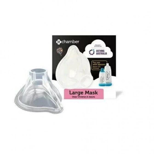 E-Chamber Spacer Large Mask for Older Children & Adults - OhYouLuckyDuck.com.au