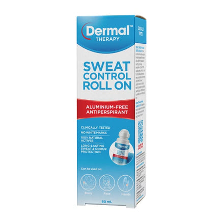 Dermal Therapy Sweat Control Roll On 60ml - OhYouLuckyDuck.com.au