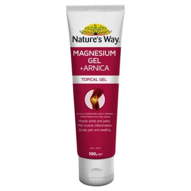 Nature's Way Magnesium Gel + Arnica 100g - OhYouLuckyDuck.com.au