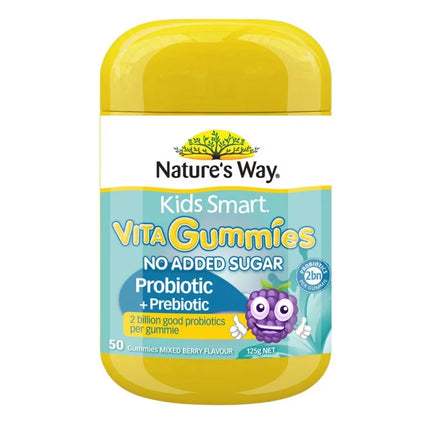 Nature's Way Kids Smart Vita Gummies Probiotic + Prebiotic 50s - OhYouLuckyDuck.com.au