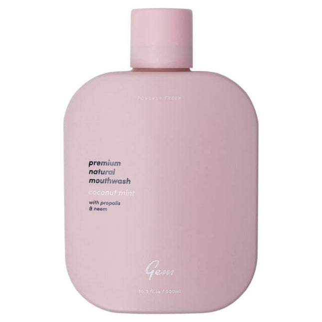 Gem Premium Natural Mouthwash Coconut Mint 500ml - OhYouLuckyDuck.com.au