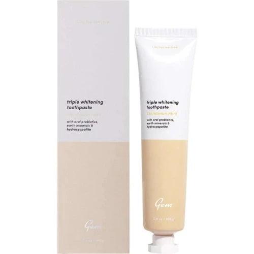 Gem Toothpaste Triple Whitening Cinnamon Mint 100G - OhYouLuckyDuck.com.au
