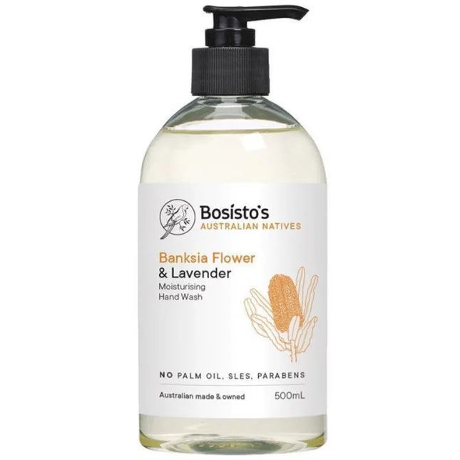 Bosisto's Banksia Flower & Lavender Hand Wash 500ml - OhYouLuckyDuck.com.au
