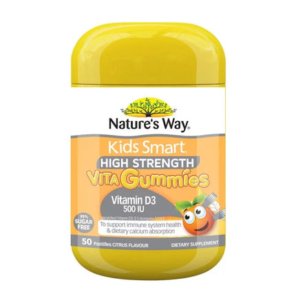 Nature's Way Kids Smart High Strength Vita Gummies Vitamin D3 50s - OhYouLuckyDuck.com.au