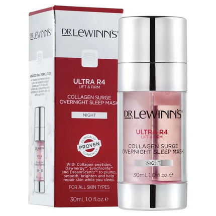 Dr. Lewinn's Ultra R4 Lift & Firm Collagen Surge Overnight Sleep Mask 30ml - OhYouLuckyDuck.com.au