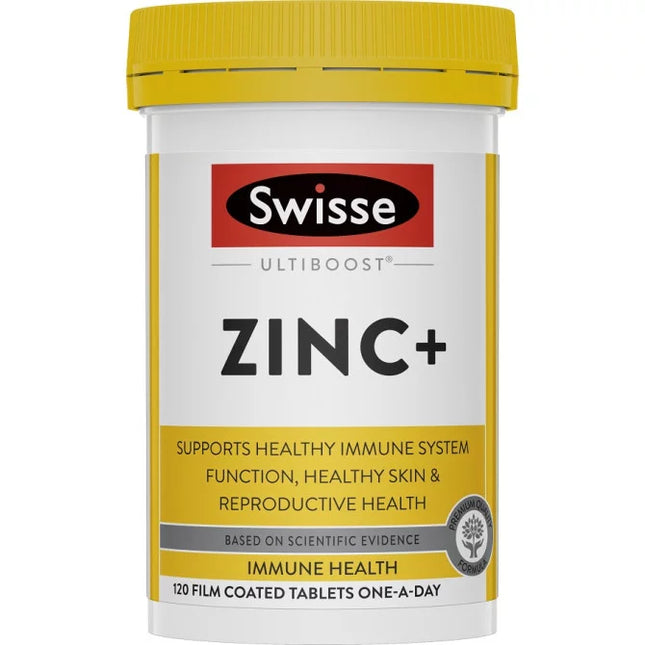 Swisse Ultiboost Zinc+ 120 Tablets - OhYouLuckyDuck.com.au