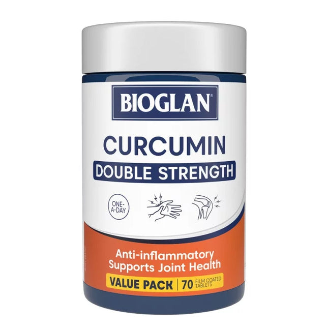 Bioglan Curcumin Double Strength 70 Tablets - OhYouLuckyDuck.com.au