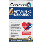 Carusos Vitamin K2 Plus Ubiquinol 30 Capsules - OhYouLuckyDuck.com.au