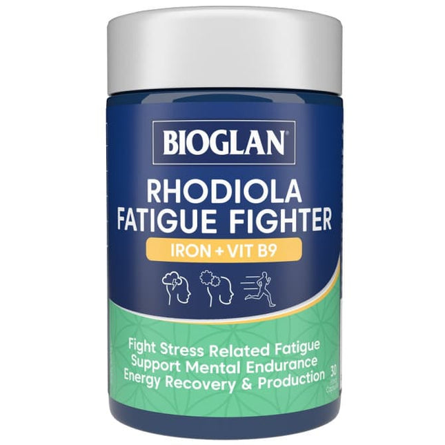 Bioglan Rhodiola Fatigue Fighter 30 Capsules - OhYouLuckyDuck.com.au