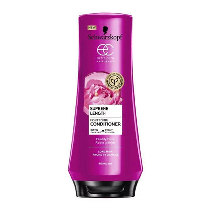 Schwarzkopf Extra Care Supreme Length Fortifying Conditioner 400ml - OhYouLuckyDuck.com.au