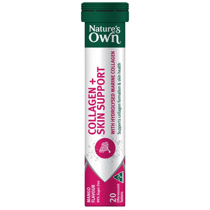 Natures Own Collagen Plus Skin Support 20 Tablets - OhYouLuckyDuck.com.au
