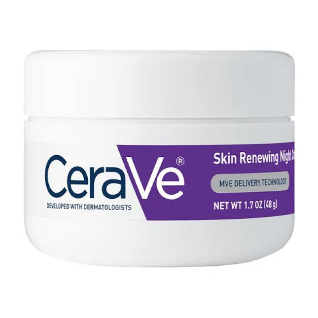 CeraVe Ceramides Skin Renewing Night Cream For Face 48g - OhYouLuckyDuck.com.au