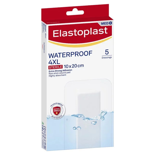 Elastoplast Waterproof 4XL 5 Dressings - OhYouLuckyDuck.com.au