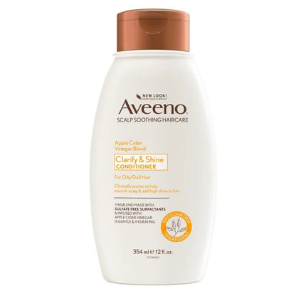 Aveeno Apple Cider Vinegar Clarifying Conditioner For Dull Hair 354ml - OhYouLuckyDuck.com.au