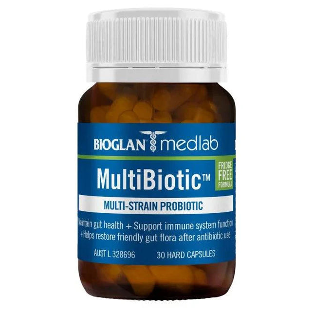 Bioglan Medlab Multibiotic 30 Capsules