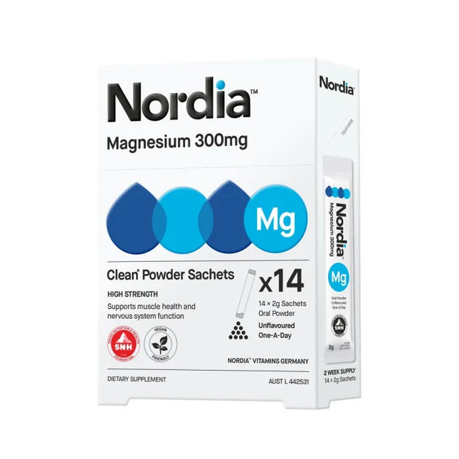 Nordia Magnesium 300Mg Powder 14 Sachets