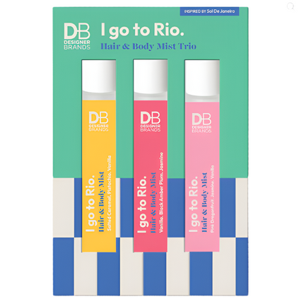 Designer Brands I Go To Rio Hair & Body Mist Trio