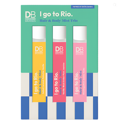 Designer Brands I Go To Rio Hair & Body Mist Trio