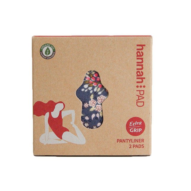 Hannahpad Reusable Cloth Pad Pantyliner x 2 Pack (Fabric supplied at random) - OhYouLuckyDuck.com.au