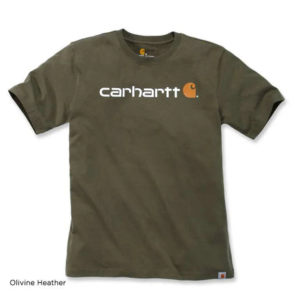 Carhartt Core Logo S/S T-Shirt Olivine Heather
