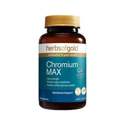 Herbs Of Gold Chromium Max Caps 60
