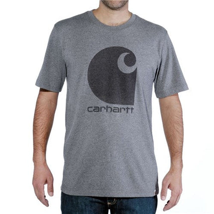 Carhartt C-Logo S/S T-Shirt Granite Heather Small