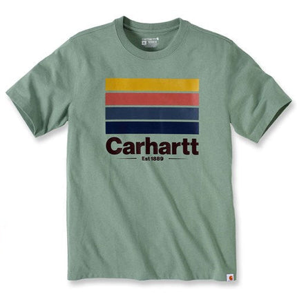 Carhartt Line Graphic S/S T-Shirt Jade Heather
