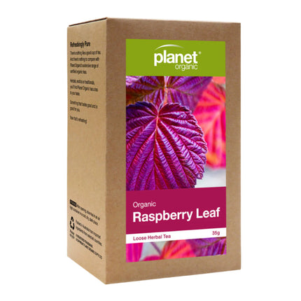 Planet Organic Raspberry Leaf Loose Leaf Tea 35G
