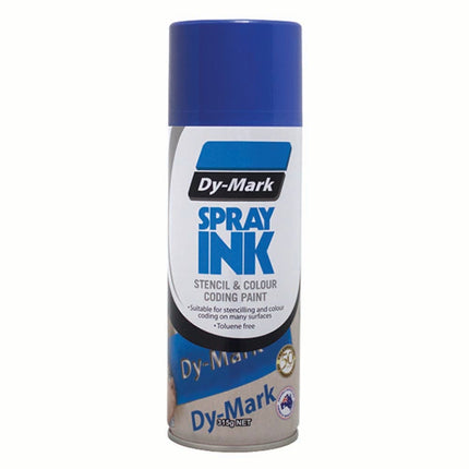 Dymark Spray Ink Blue Stencil & Colour Coding Paint 315G
