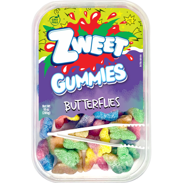 ZweetGummy Butterflies Chewy Fruit Flavored Candy 283G