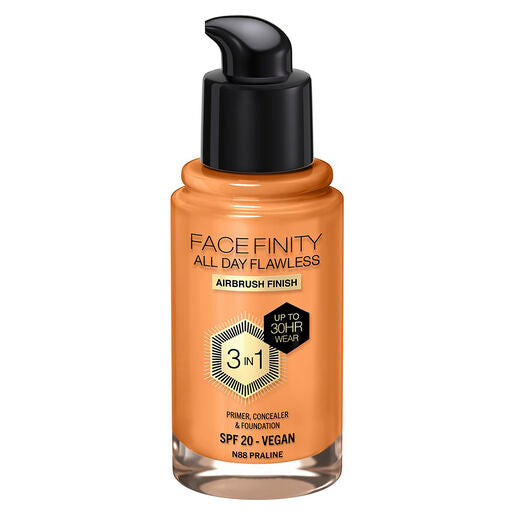 Max Factor Facefinity All Day Flawless 3 In 1 Foundation 88 Praline