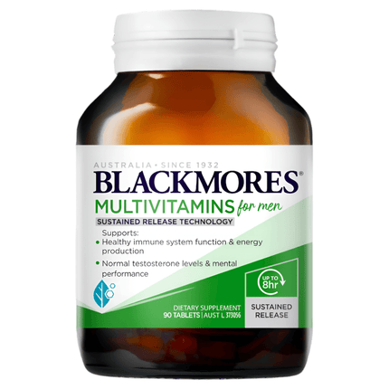 Blackmores Multivitamins for Men 90 Tablets - OhYouLuckyDuck.com.au