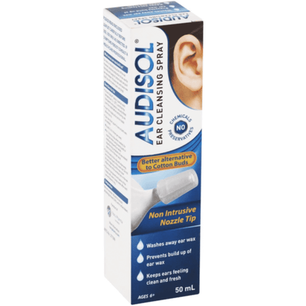 Audisol Ear Cleansing Spray 50ml - OhYouLuckyDuck.com.au