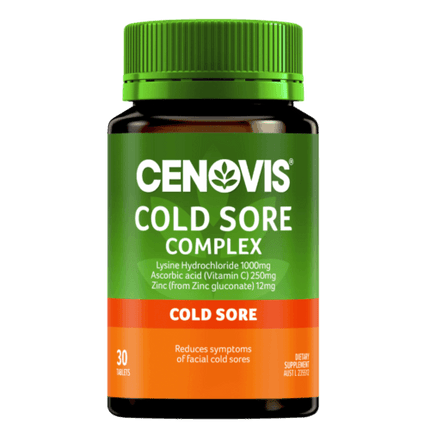 Cenovis Cold Sore Complex 30 Tablets - OhYouLuckyDuck.com.au