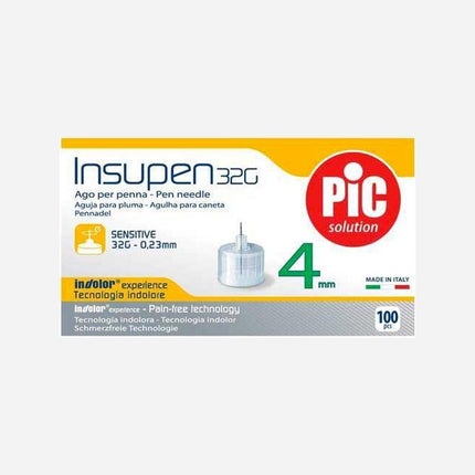 Insupen Pen Needles 32G 4mm 100 Count