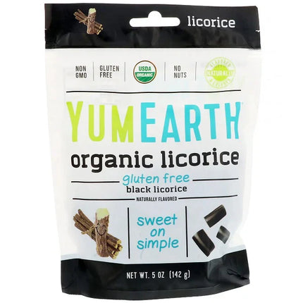 Yumearth Organic Licorice Black 142G