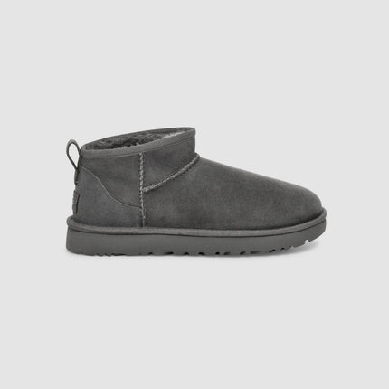 UGG Womens Classic Ultra Mini Boots Grey
